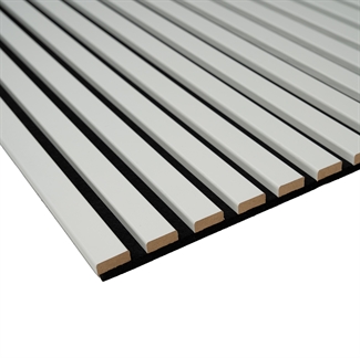 Melamine Acoustic panel - Light Grey 60 x 240 cm