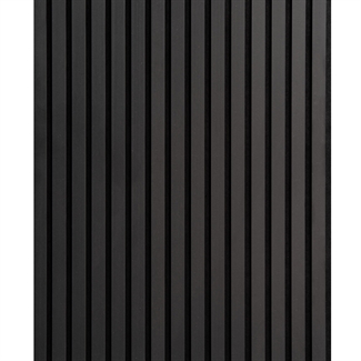 MDF Acoustic panel - Untreated black MDF 60 x 240 cm