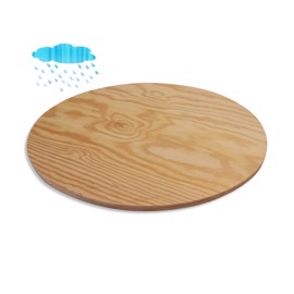 Round Waterproof Pine Plywood