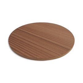 Round Mahogany Laminate MDF