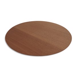 Round Decorative Mahogany Laminate