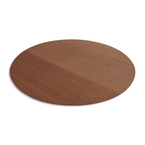 Round Decorative Mahogany Laminate