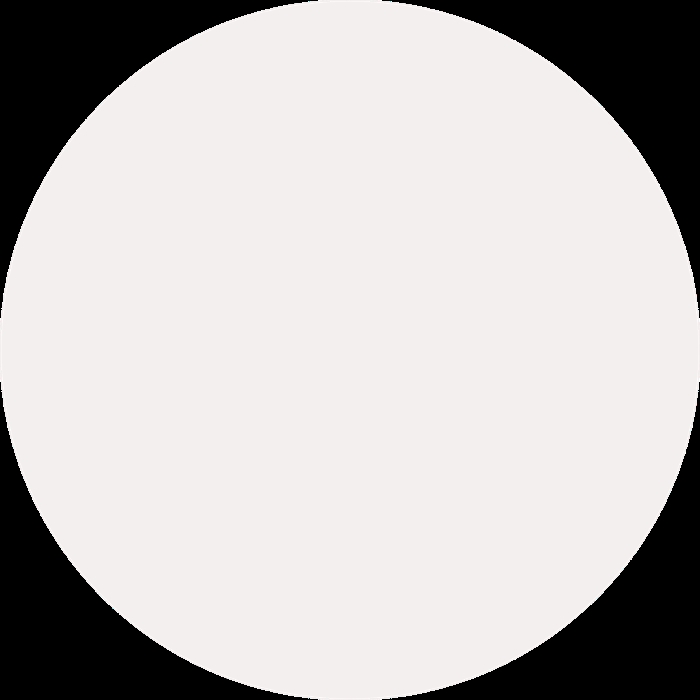 Glacier White Corian Round 4 mm