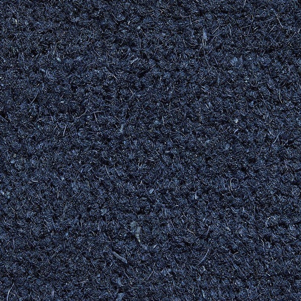 Blue coconut mat cut to size