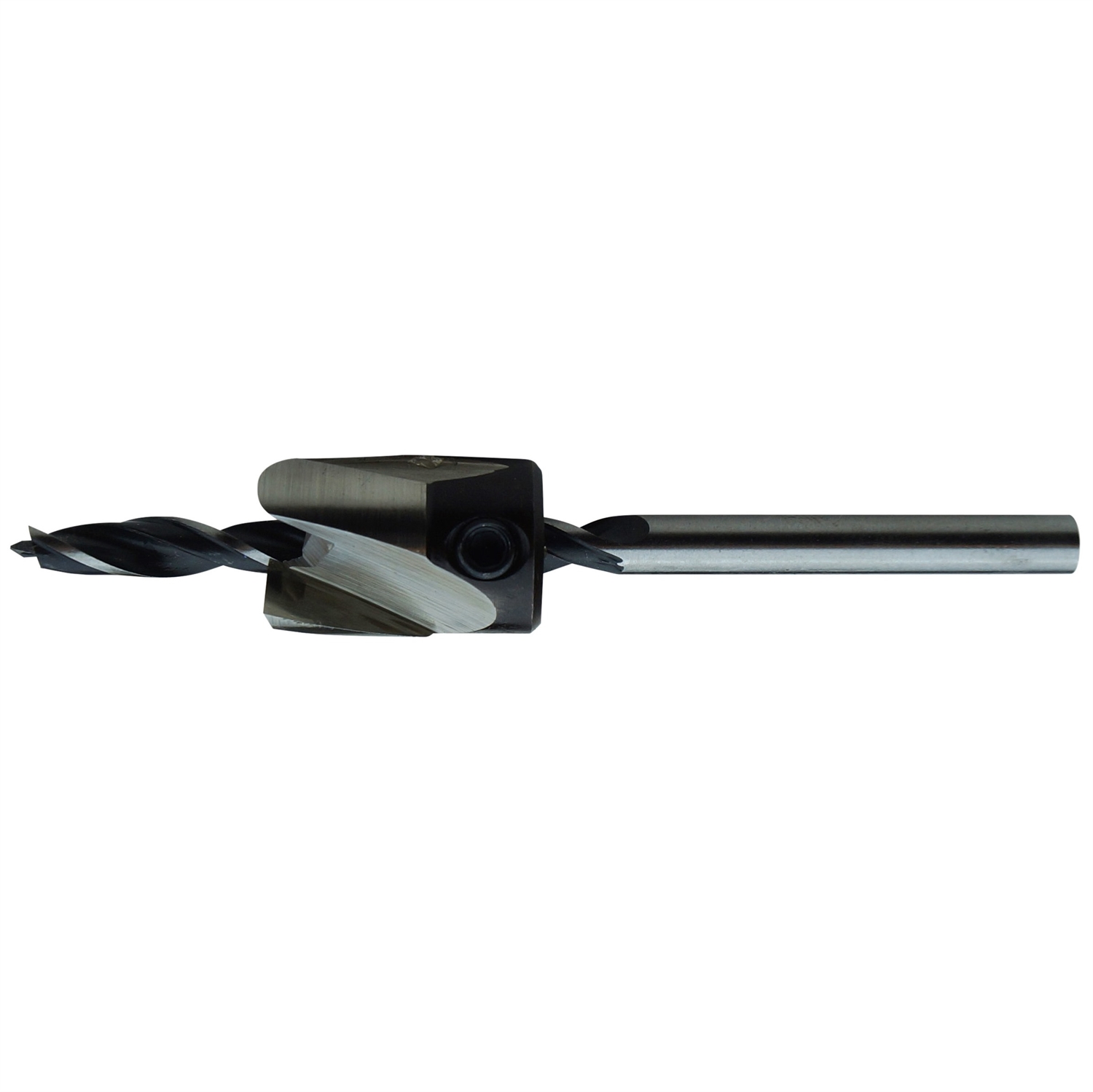Drill bit for wooden plugs 15 with 5mm predrill bit for wooden plugs