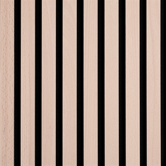 Acoustic panel - Untreated beech veneer 60 x 240 cm