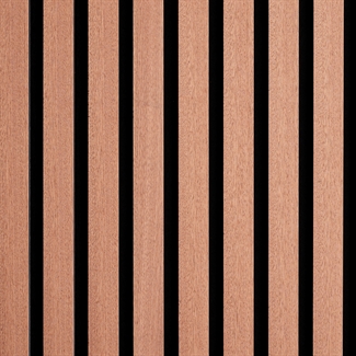 Acoustic panel - Untreated mahogany veneer 60 x 240 cm