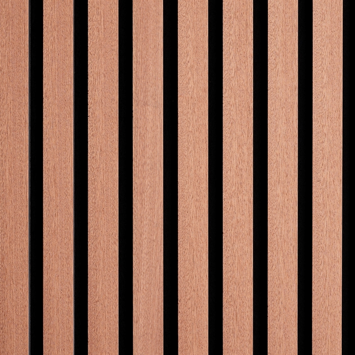 Acoustic panel - Untreated mahogany veneer 60 x 240 cm