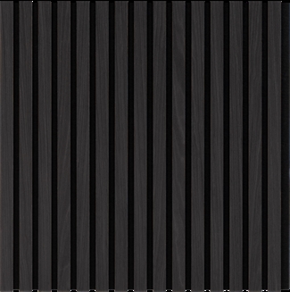 Acoustic panel - Black oak look 60 x 240 cm