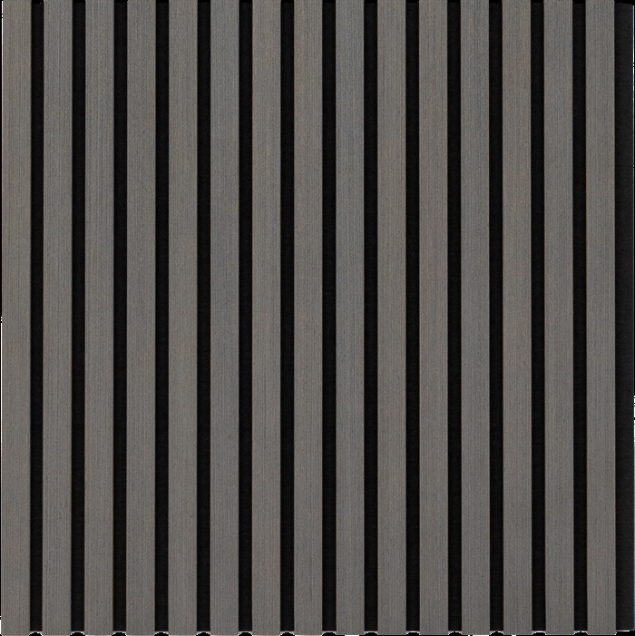 Acoustic panel - Grey oak look 60 x 240 cm