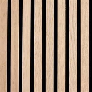 Acoustic panel - Untreated oak plywood veneer 60 x 240 cm