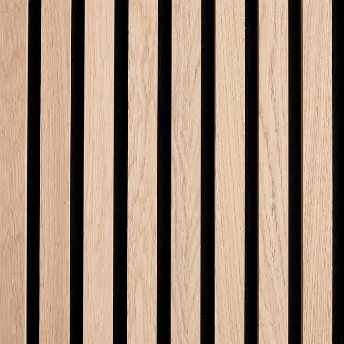 Acoustic panel - Untreated oak plywood veneer 60 x 240 cm