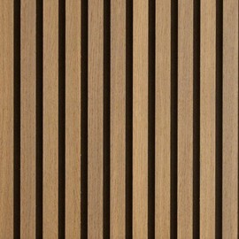 Acoustic panel - Natural oiled walnut veneer 60 x 240 cm