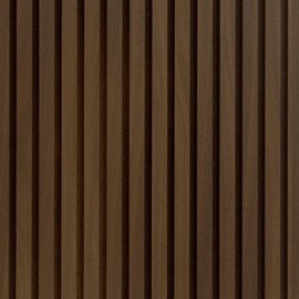 Acoustic panel - Untreated smoked oak veneer 60 x 240 cm