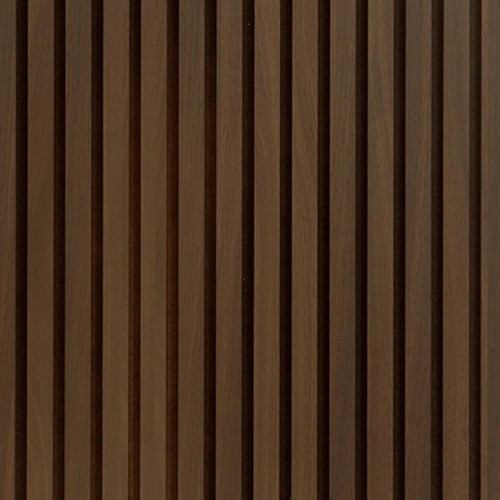 Acoustic panel - Untreated smoked oak veneer 60 x 240 cm