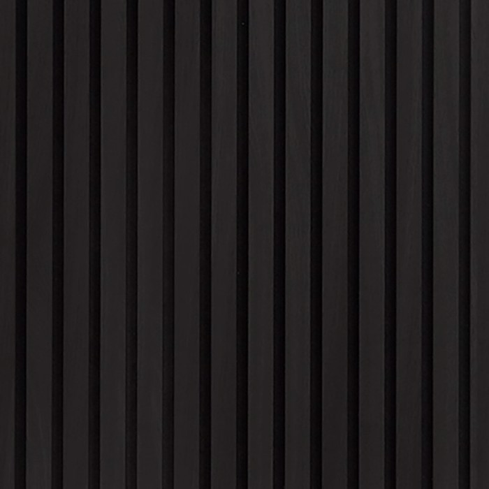 Acoustic panel - Black-oiled smoked oak veneer 60 x 240 cm