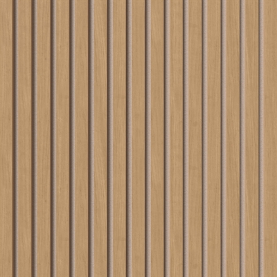 Acoustic panel - Untreated oak veneer 60 x 240 cm beige felt