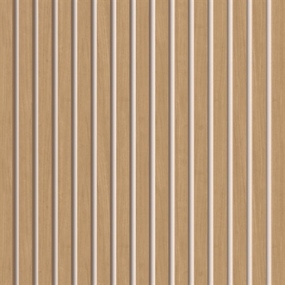 Acoustic panel - Untreated oak veneer 60 x 240 cm white felt