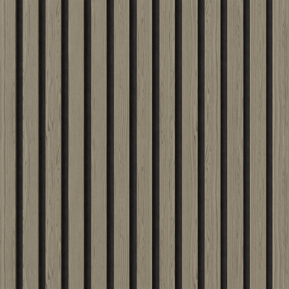Fire-retardant acoustic panels - Grey Oak Veneer look 60x248 cm