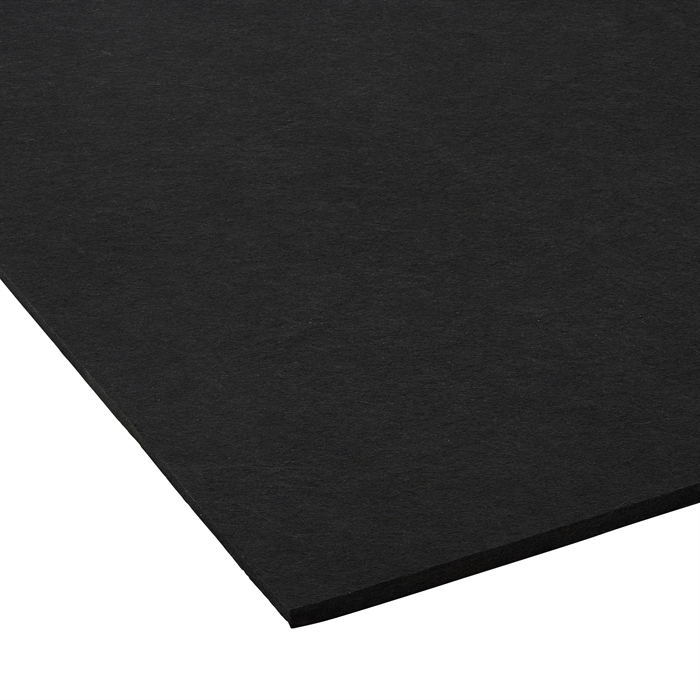 PET felt for acoustics - Black 60x240 cm