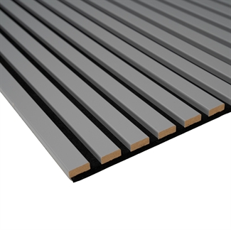 Melamine Acoustic Panel - Light Grey Melamine 60 x 240 cm