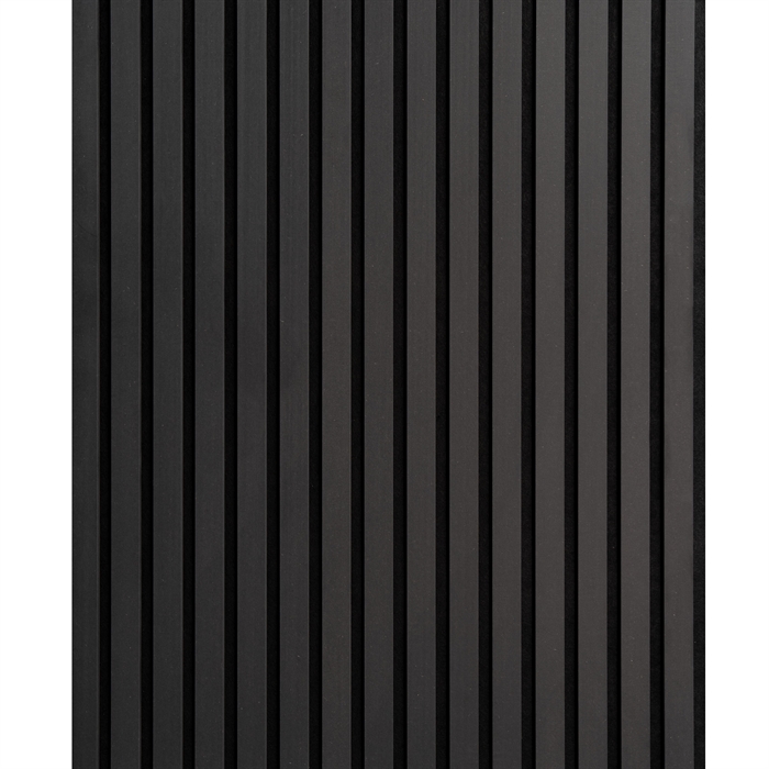 MDF Acoustic panel - Untreated black MDF 60 x 240 cm