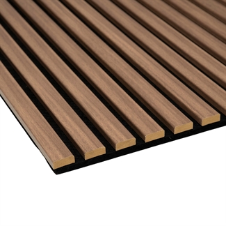 Melamine Acoustic Panel - Walnut Melamine 60 x 240 cm