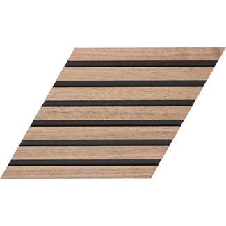 NON-Acoustic Panel Rhombus - Untreated American Walnut