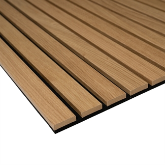 LUX Acoustic Panel - Lacquered Natural Oak veneer MDF 60 x 240 cm