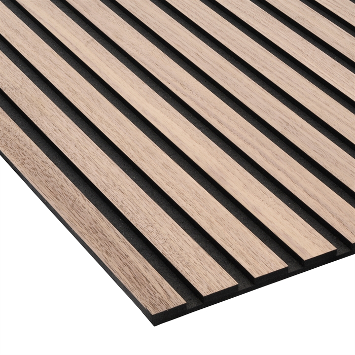 NON-Acoustic panel - Untreated American Walnut 60 x 240 cm