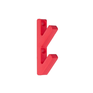 Red double hook (2 pcs.)