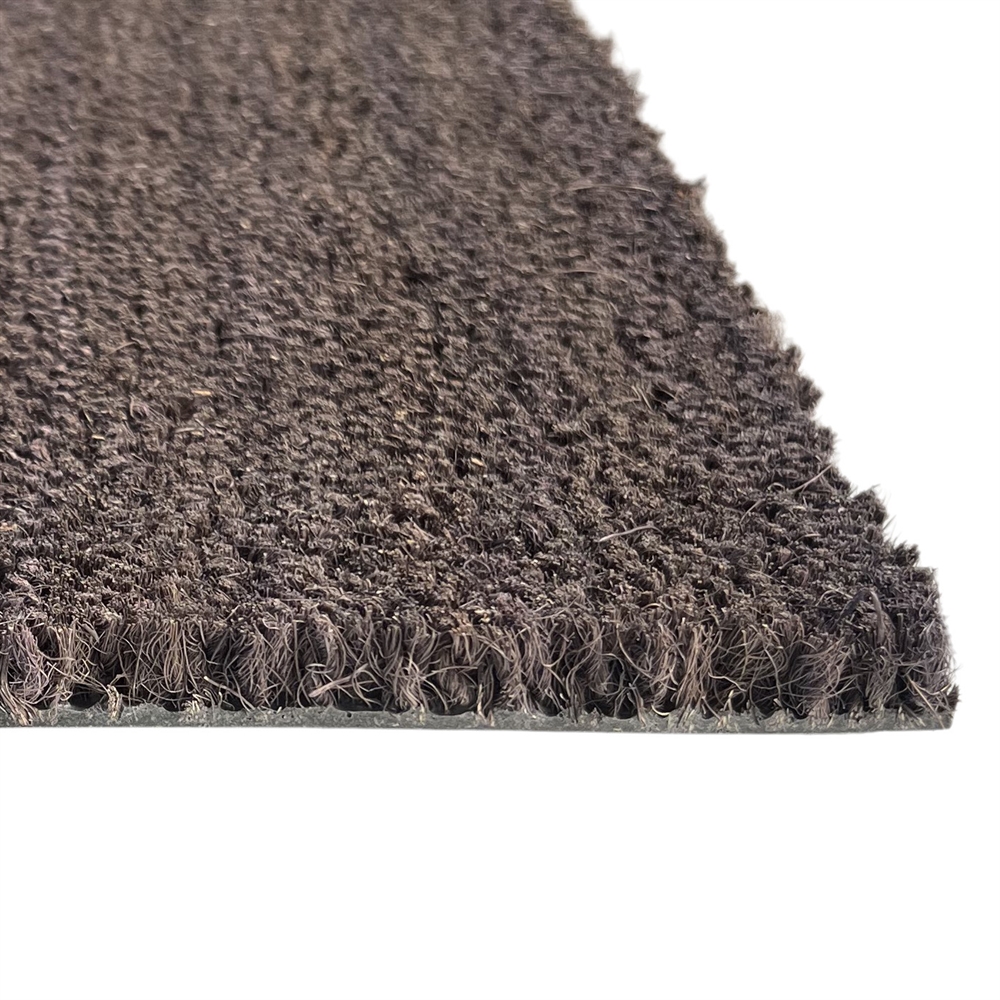 Anthracite coconut mat cut to size, Coir mat dark grey