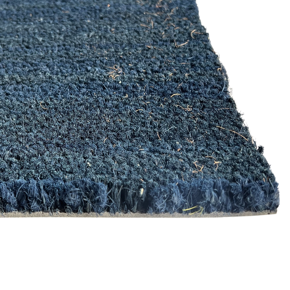 Blue coconut mat cut to size Coir mats, many colours