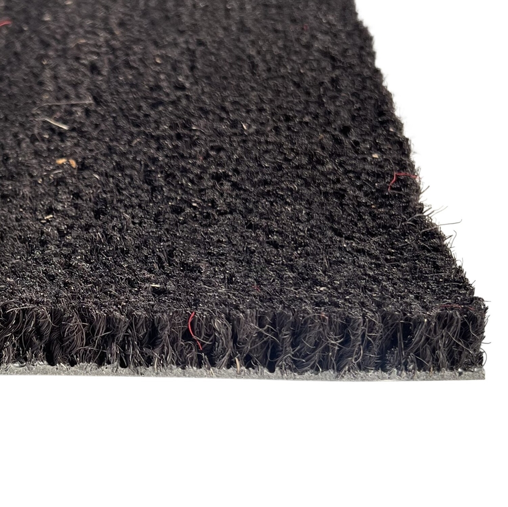 Black coconut mat cut to size, Coir mats in many colours