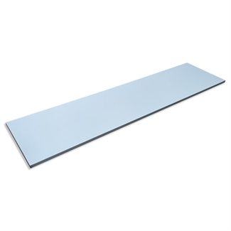 Compact laminate shelf 13 mm light grey with black core 3153