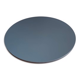 Round compact laminate 13 mm anthracite with black core 3155