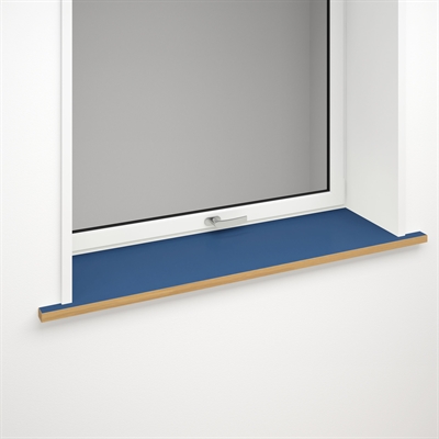Window sill blue linoleum with optional front edge | Midnight Blue 4181