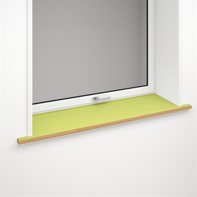 Window sill lime green linoleum with optional front edge | Spring Green 4182