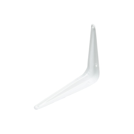 Shelf Bracket White Painted Steel 12x15cm