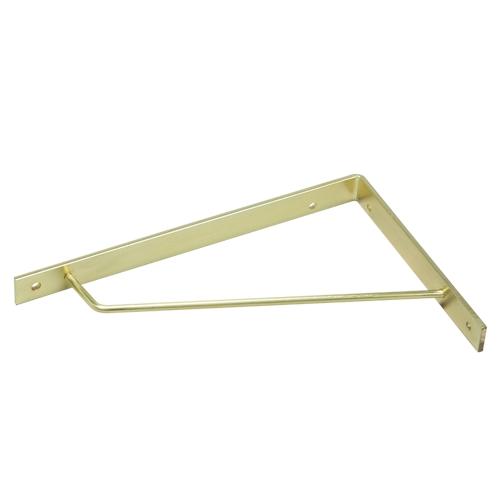 Modern Shelf Bracket in Brass