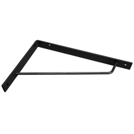 Modern Shelf Bracket in black steel