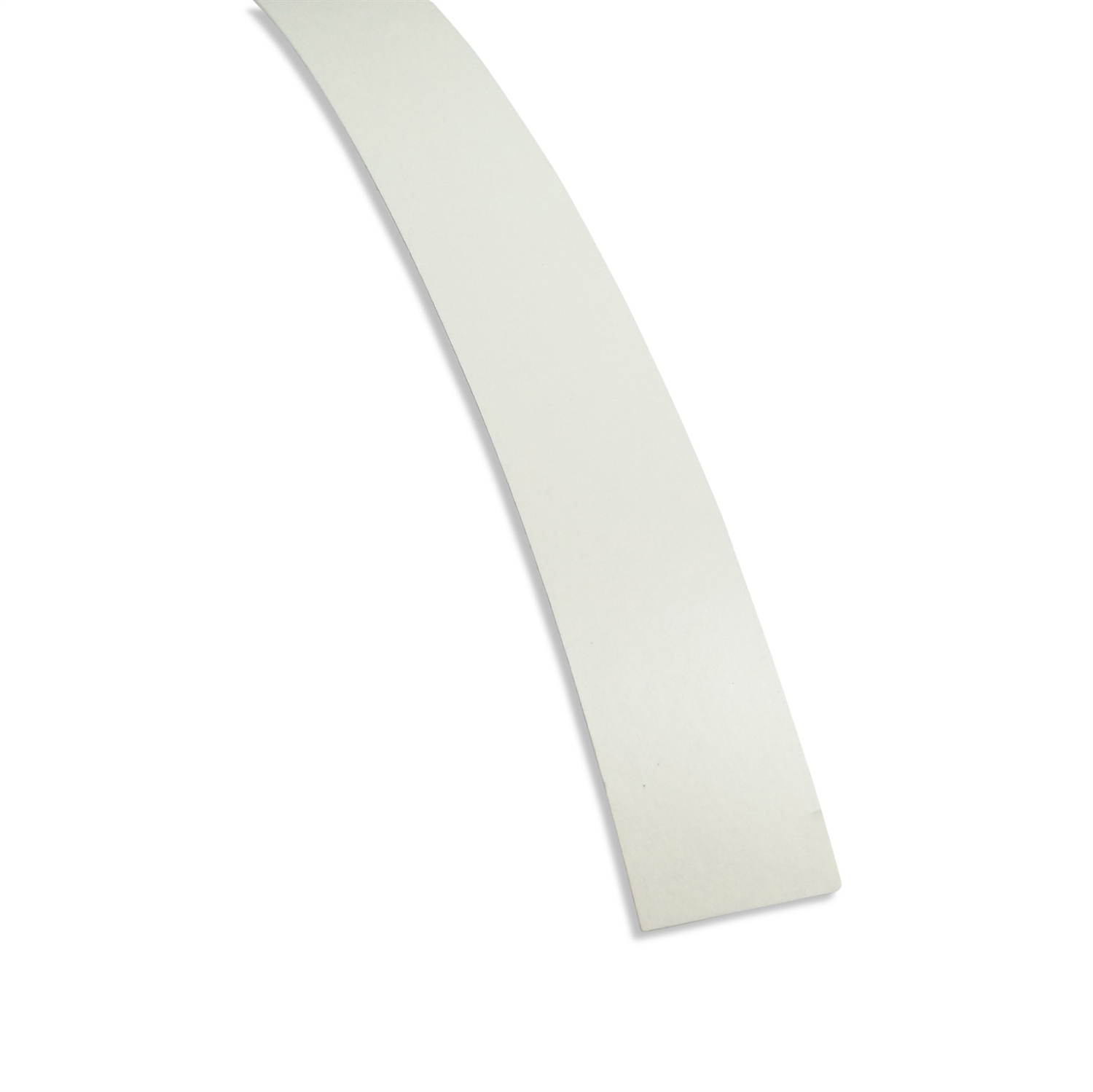 White Melamine edge banding in 26 mm width with glue on the back.