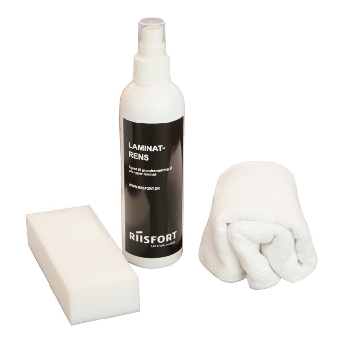 Laminate cleaner 250 ml + cloth and melamine sponge