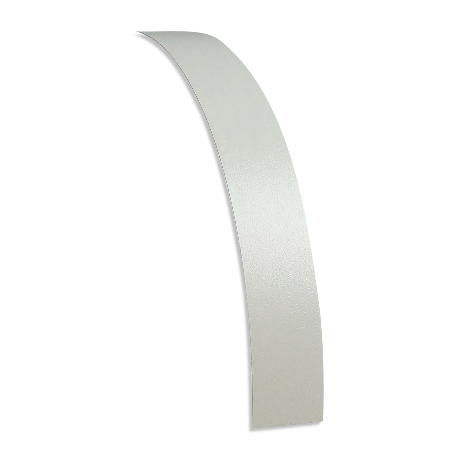 Light grey melamine edge banding with 22 mm width with glue on the back.