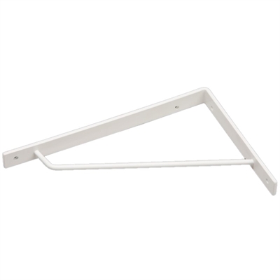 Modern Shelf Bracket in white steel