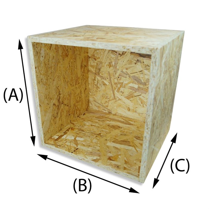 Wooden box OSB 15mm