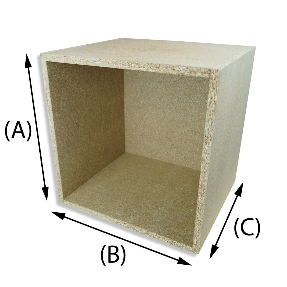 Chipboard box Chipboard box cut to size