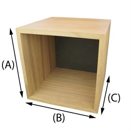 Designer Wooden Box in walnut 16 mm
