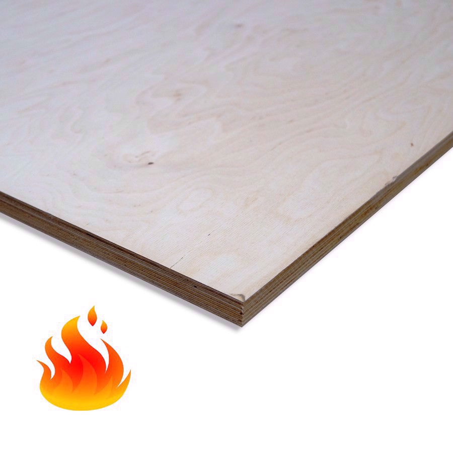 Fireresistant Birch Plywood sheet cut to size. Plywood Birch