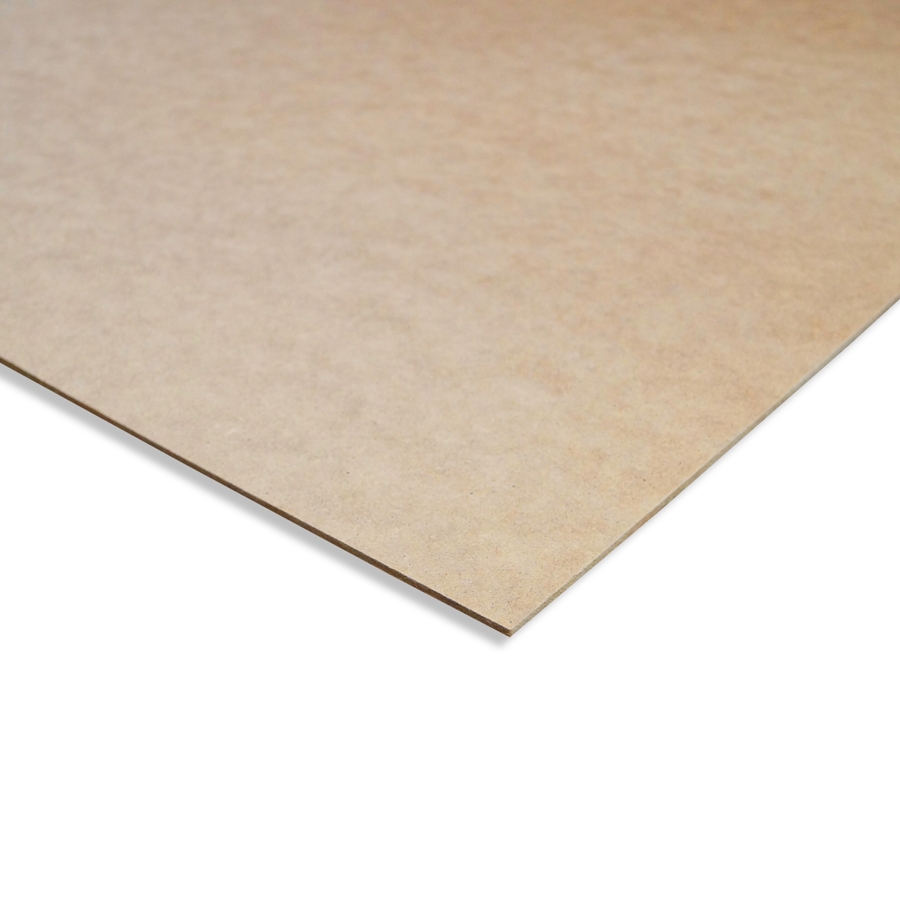 Masonite board cut to size. Hard board for packaging.
